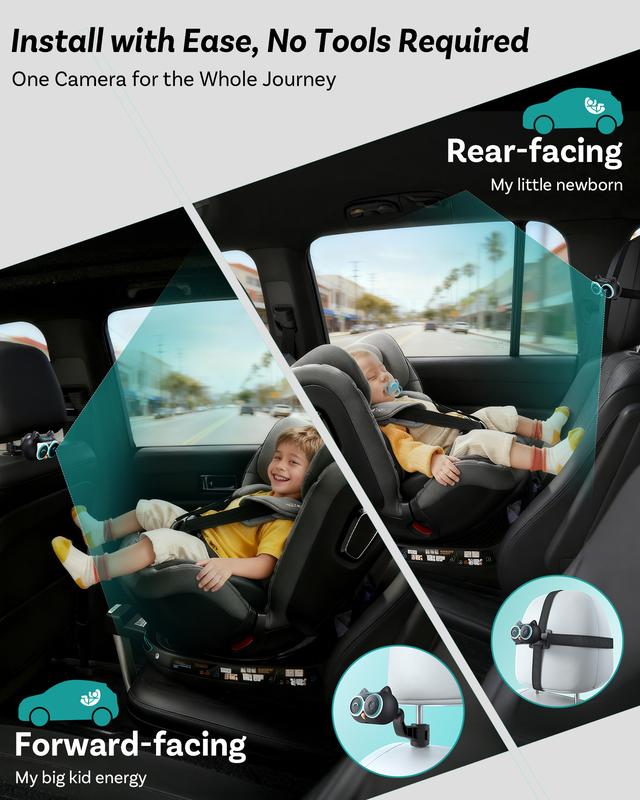 Vireo Baby Car Camera + Wireless CarPlay Adapter