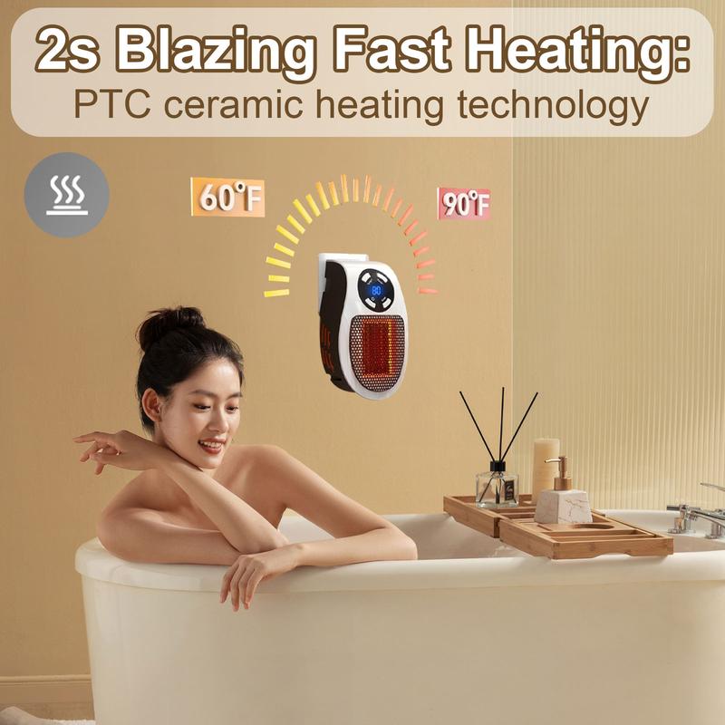 Vireo® Wall Outlet Space Heater