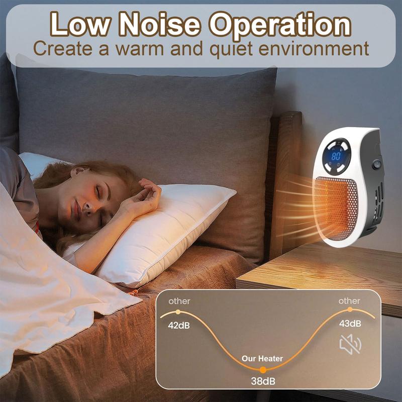 Vireo® Wall Outlet Space Heater