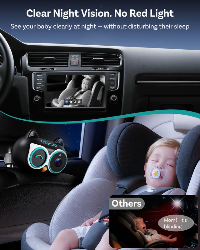 Vireo Baby Car Camera + Wireless CarPlay Adapter